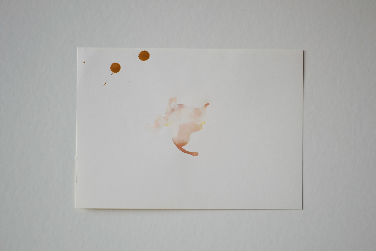 ohne Titel, 2012, 21 x 29,7 cm, Aquarell auf Papier