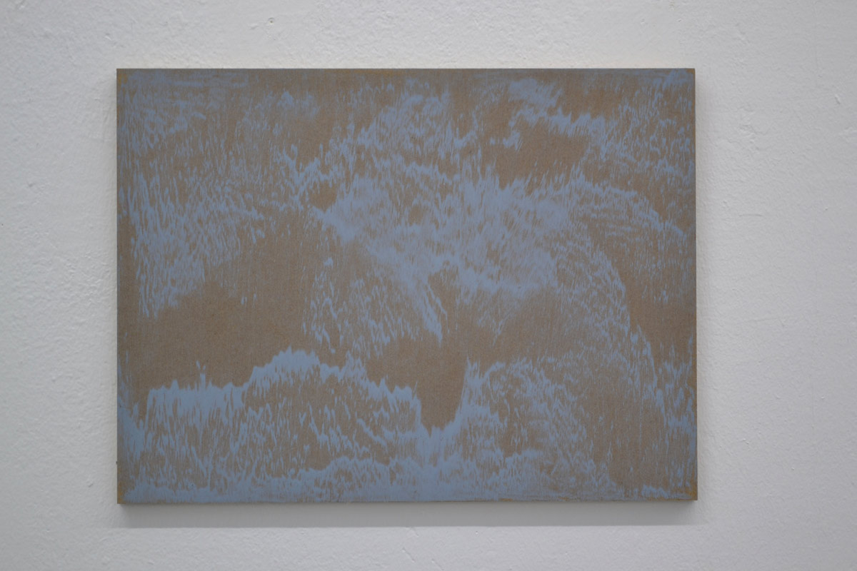 hellgrau, 2012, 30 x 40 cm, Ölpastell auf MDF